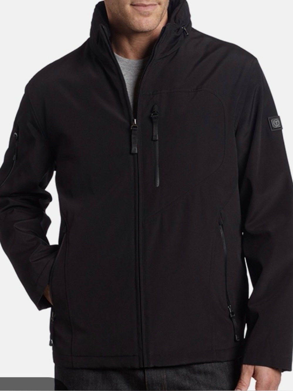 Tumi Tech Sz M Black Men’s Performance Softshell Jacket